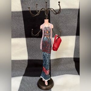 Maxi Dress Boho Mannequin Jewelry Necklace Holder Stand